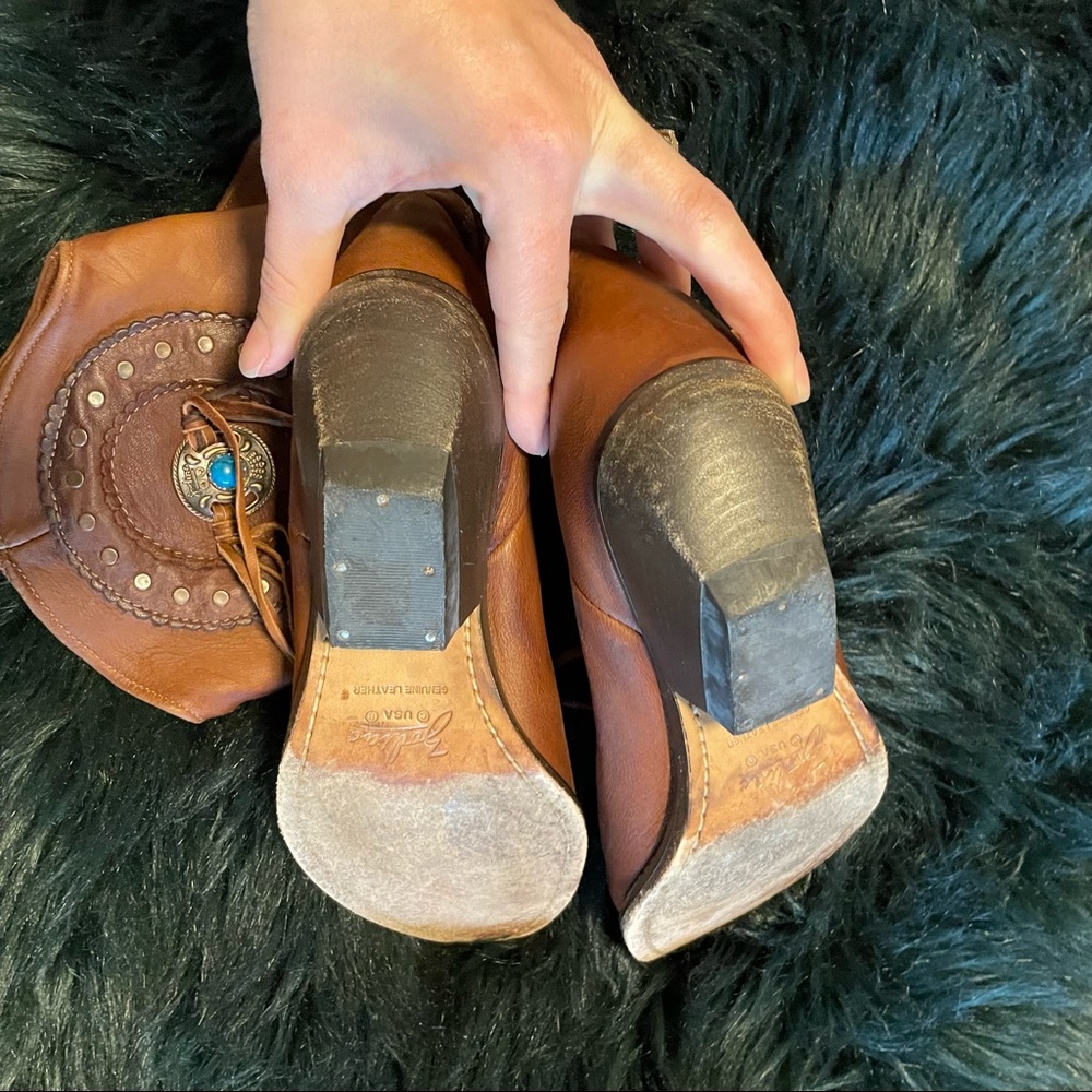 Vintage Zodiac Tassel Cowgirl Boots Gem